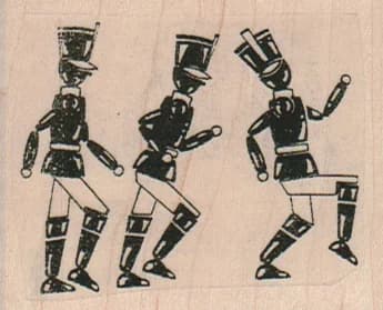 Wooden Soldiers Marching 2 1/2 X 2