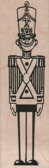 Toy Soldier At Attention 1 1/4 X 3 3/4