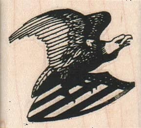 Eagle On Shield 2 X 1 3/4