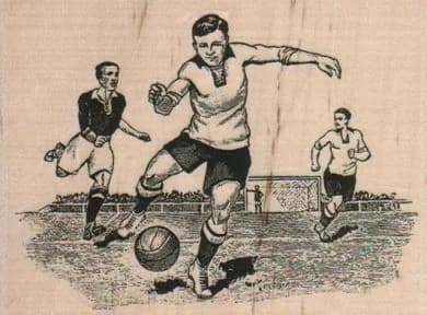 Soccer Players 3 3/4 X 2 3/4