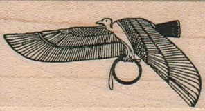 Egyptian Bird 1 1/4 X 2