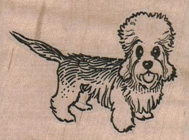 Dandy Dimont Dog 2 3/4 X 2