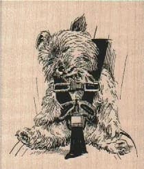 Dog In Dogseat 2 1/4 X 2 1/2