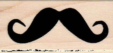 Curly Moustache 1 1/4 X 2 1/2