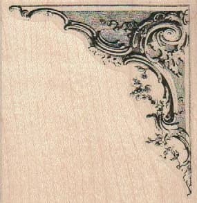 Ornate Corner (left) 3 X 3