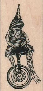 Unicycle Frog 1 1/2 X 3