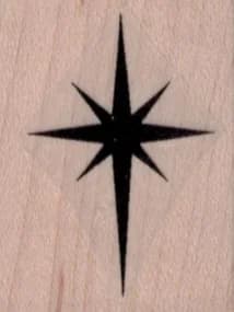 North Star Symbol 1 1/4 X 1 1/2