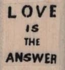 Banksy Love Is The Answer 3/4 X 3/4
