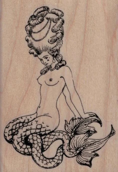 Fancy Mermaid 2 1/2 X 3 1/2