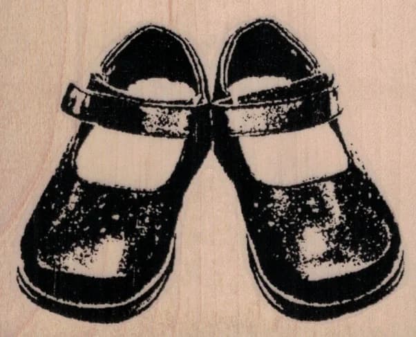 Mary Jane Shoes 3 1/4 X 2 1/2