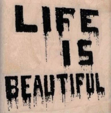 Banksy Life Is Beautiful 2 X 2