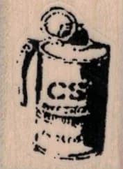 Banksy Tear Gas Canister 1 X 1 1/4