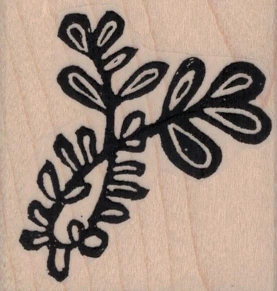 Tina Walker Leafy Branch 2 X 2