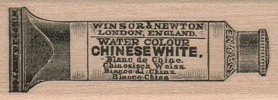 Chinese White Paint 1 1/2 X 3 3/4