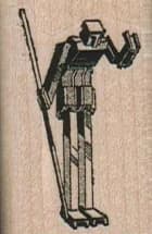 Robot With Stick 1 X 1 1/2