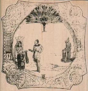 Egyptian Scene 3 X 3