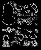 Mr. And Mrs. Potato Components Unmounted