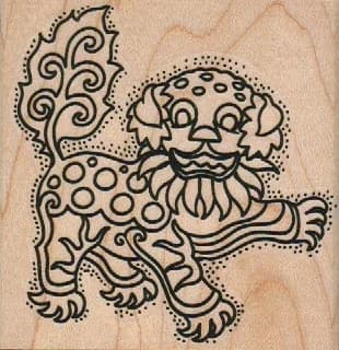 Foo Dog 3 1/4 X 3 1/4