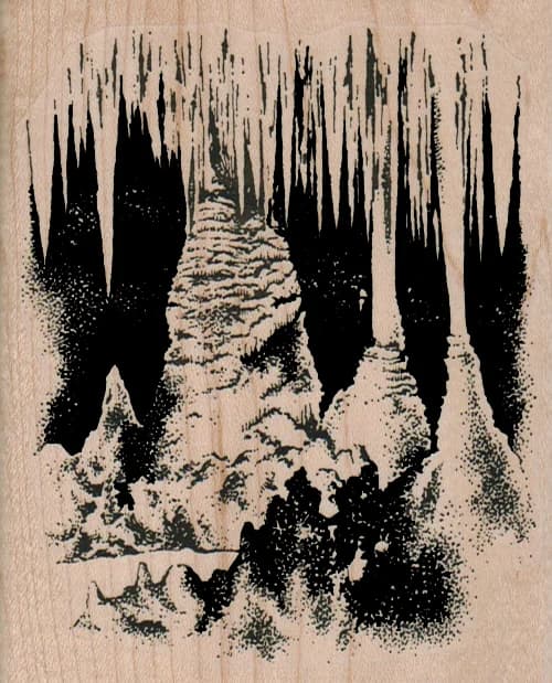 Cave Scene 3 1/2 X 4 1/4