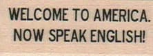 Welcome To America 3/4 X 1 1/2