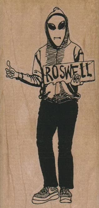 Roswell Hitchhiker 2 1/4 X 4 1/2