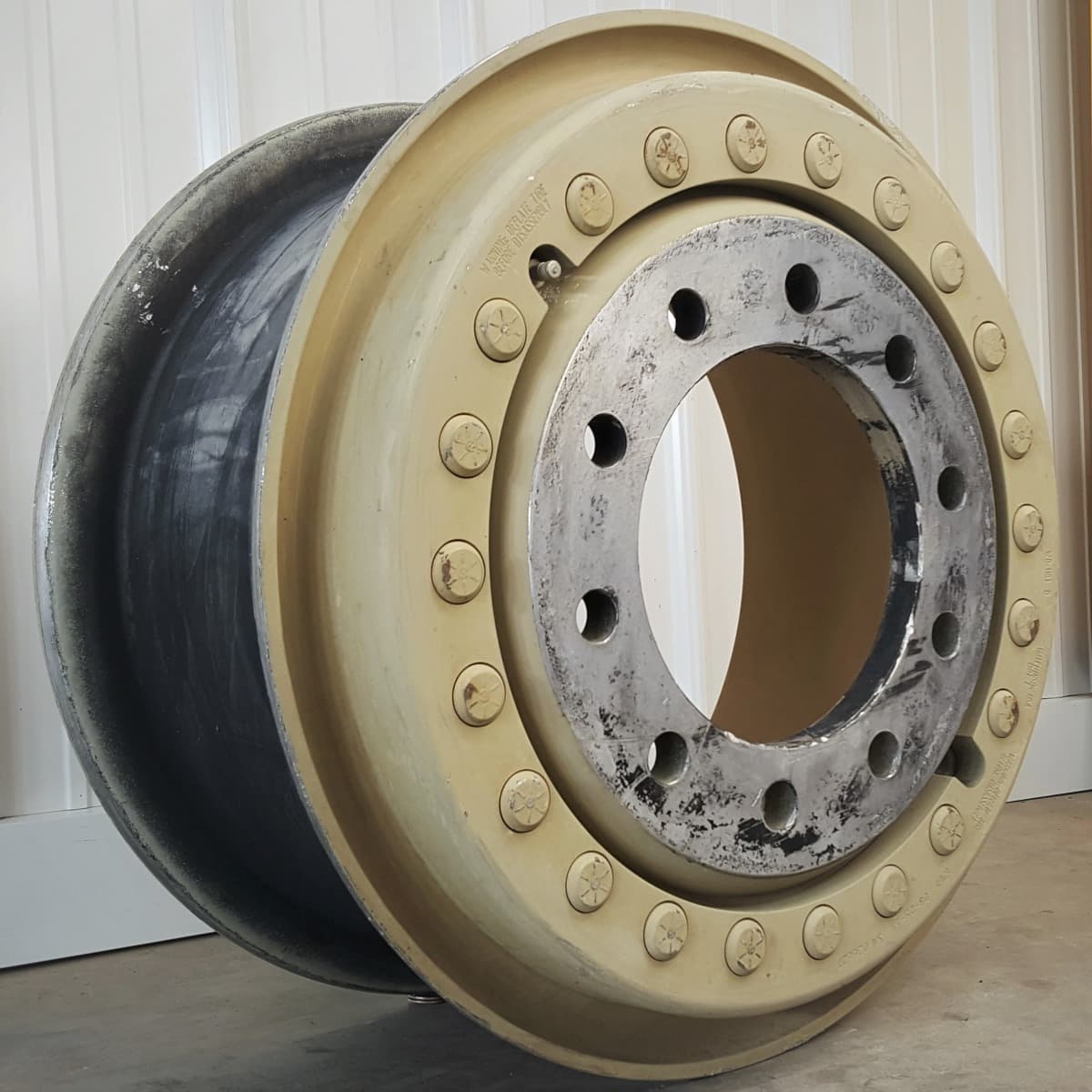20" x 8" w/ 10 x 11.25" Lug Pattern Aluminum MRAP Dually/Budd Wheel (Used)-0