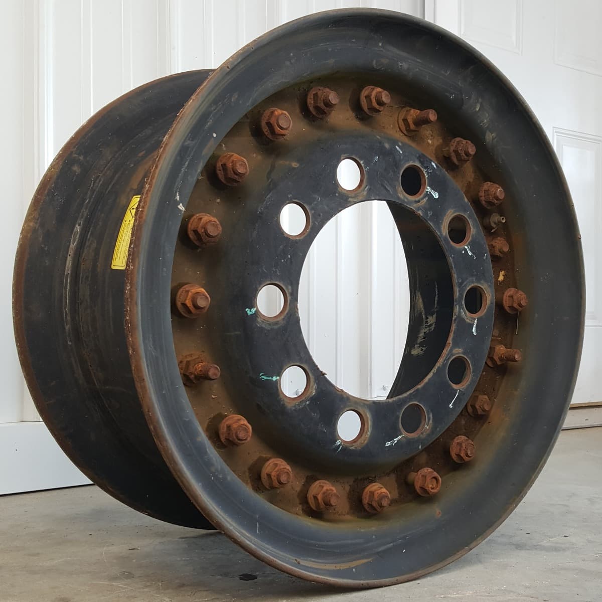 20" x 10" w/ 10 x 11.25" Lug Pattern Steel 20-Bolt LMTV/FMTV Wheel (Used)-0