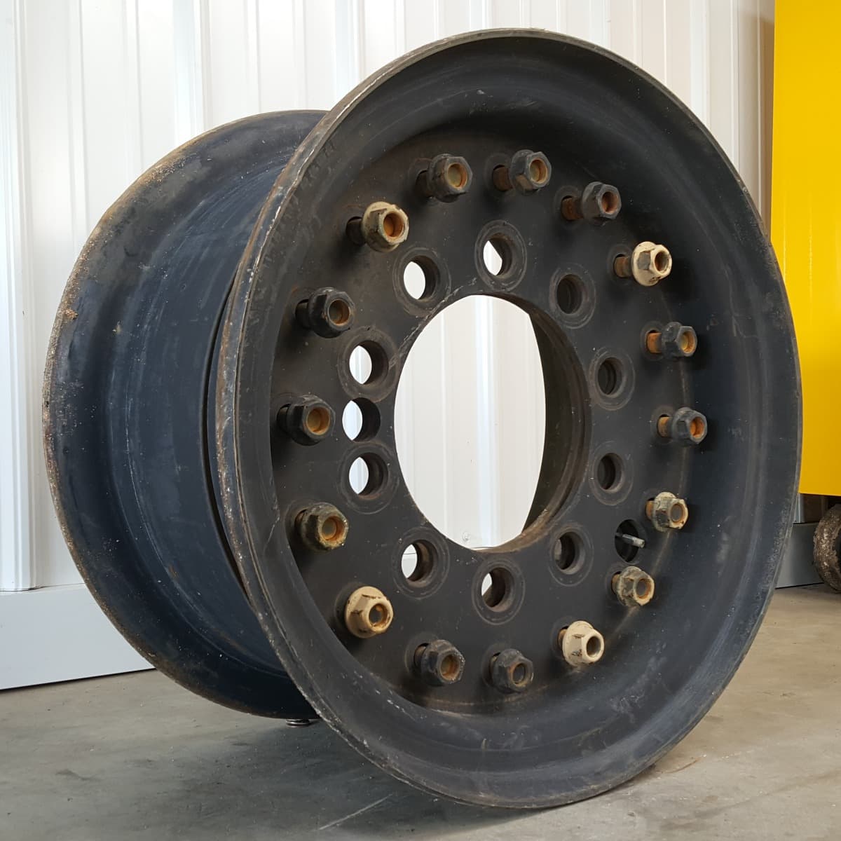 20" x 10" w/ 10 x 11.25" Lug Pattern Steel HEMTT Wheel (Used)-0