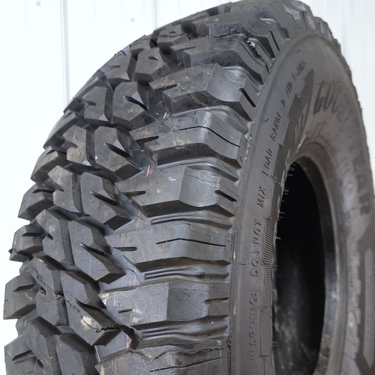 New 37x12.50R16.5 Goodyear Enforcer MT HMMWV Tires in D/8-Ply